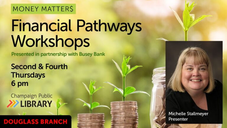 Get Financial Advice at the Library’s Money Matter$ Series
